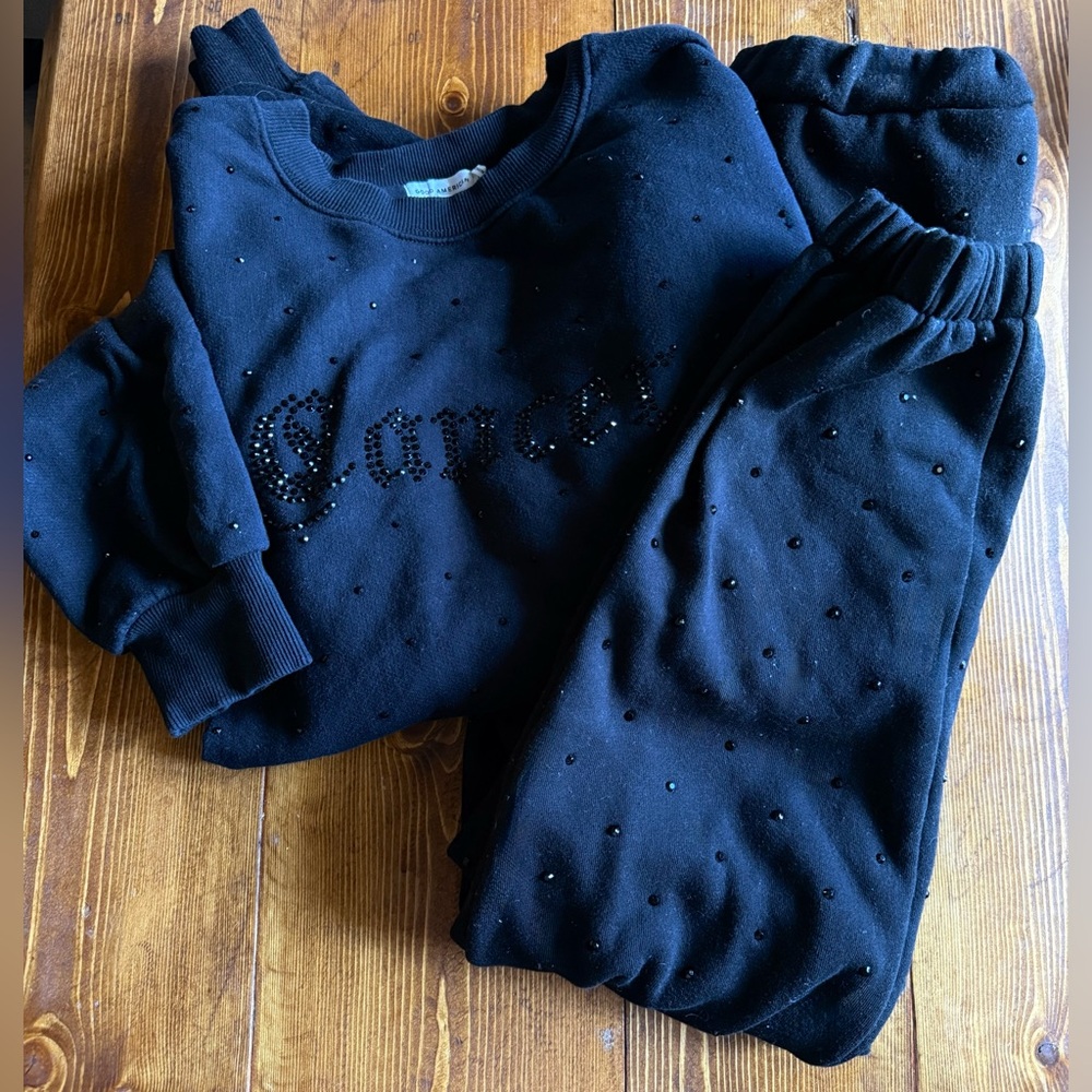 Good American / Vintage Havana Sweatshirt & Joggers Set Size 3/ Small